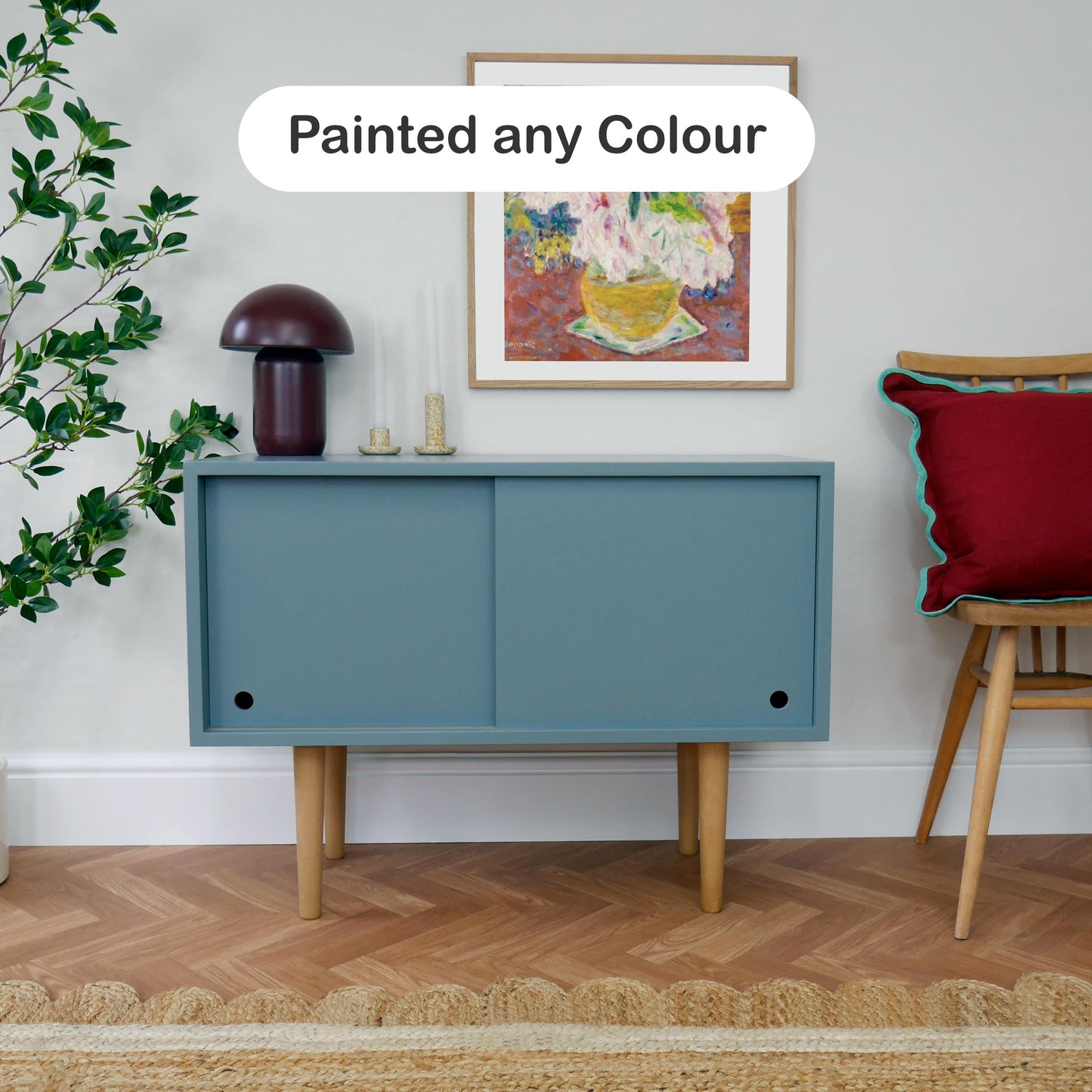 Teal Blue Cabinet